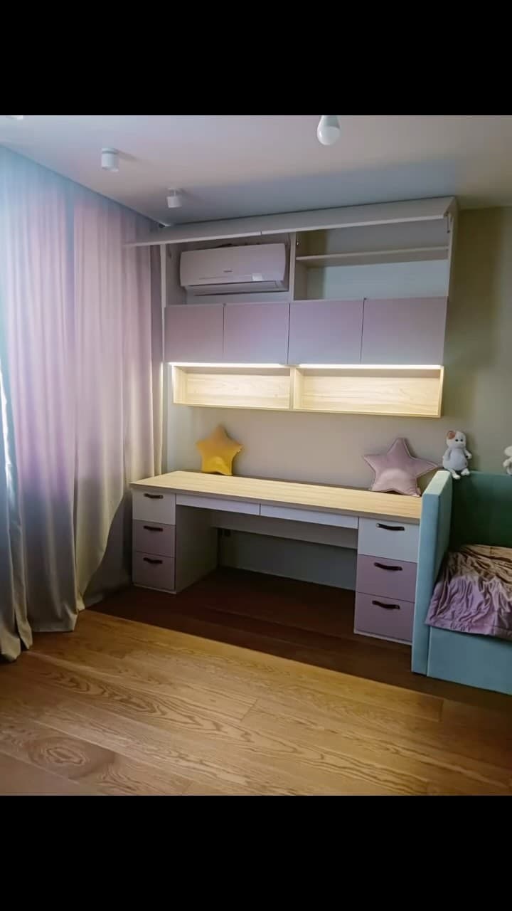 #столвдетскую #столназаказ #какскрытькондиционер #интересное решение с кондиционером.